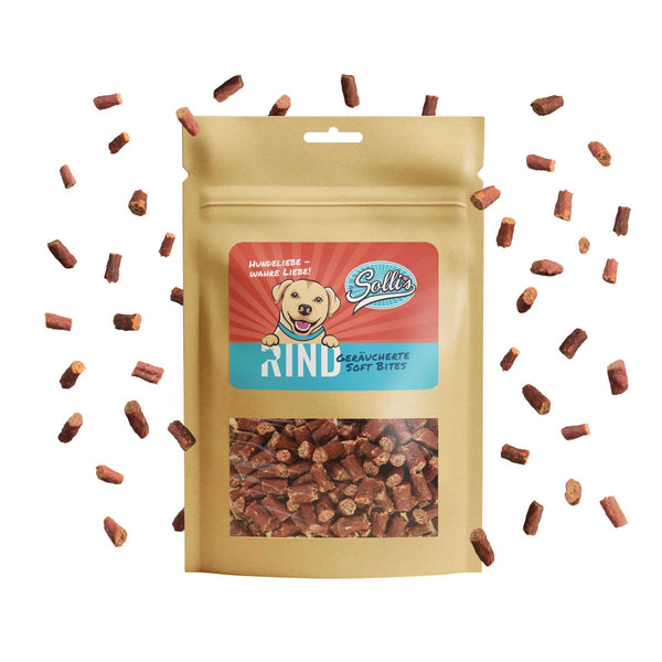 Rauchiges Rind - Soft - Bites - Solli's Hundebedarf