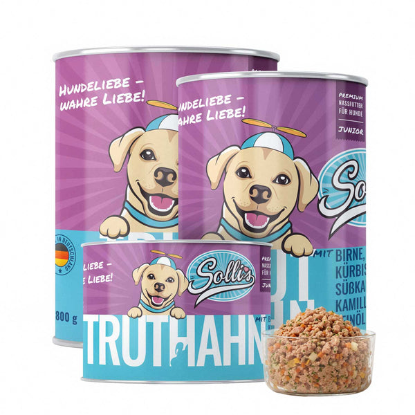 Comida húmeda para perros Pavo | Comida para cachorros