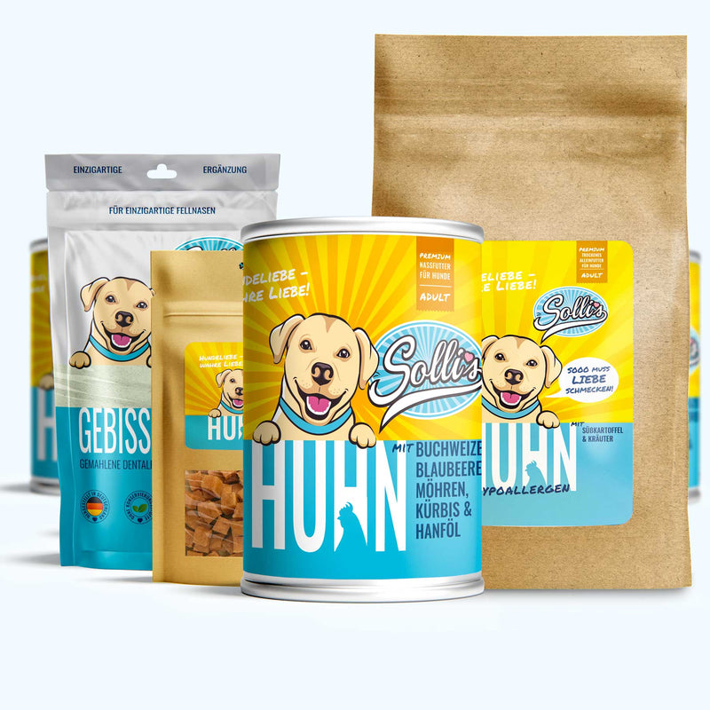 Probierpaket Huhn-Regular + GRATIS Dentalpulver | Adult