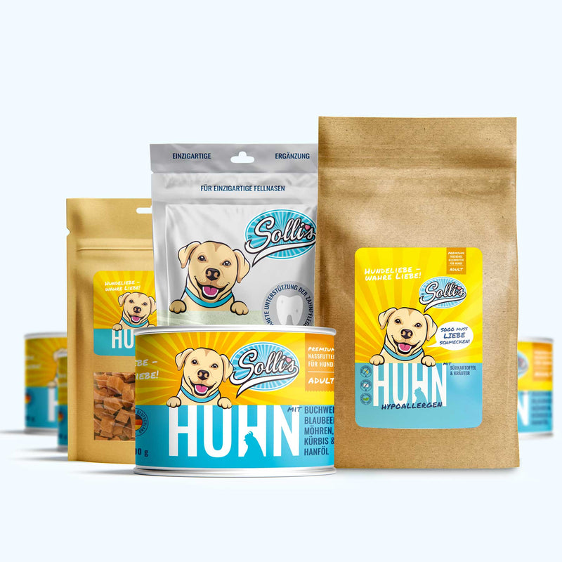 Probierpaket Huhn-Regular + GRATIS Dentalpulver | Adult