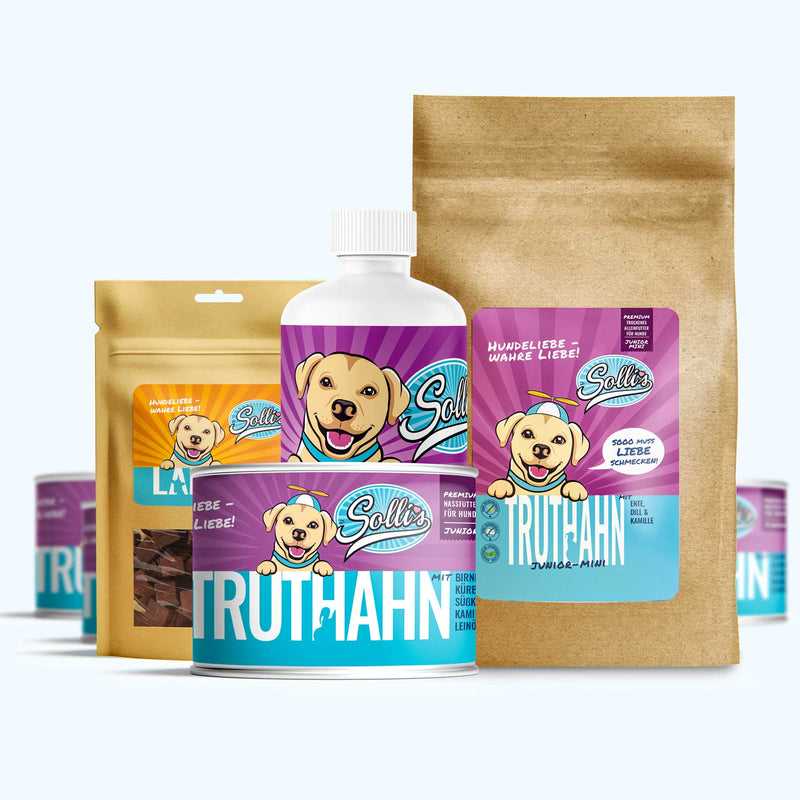 Probierpaket Junior-Minis + GRATIS Lamm Fleischwürfel
