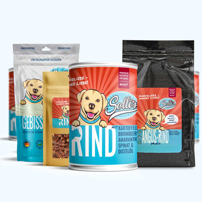 Pack découverte nourriture pour chiens bœuf minis + poudre dentaire GRATUIT