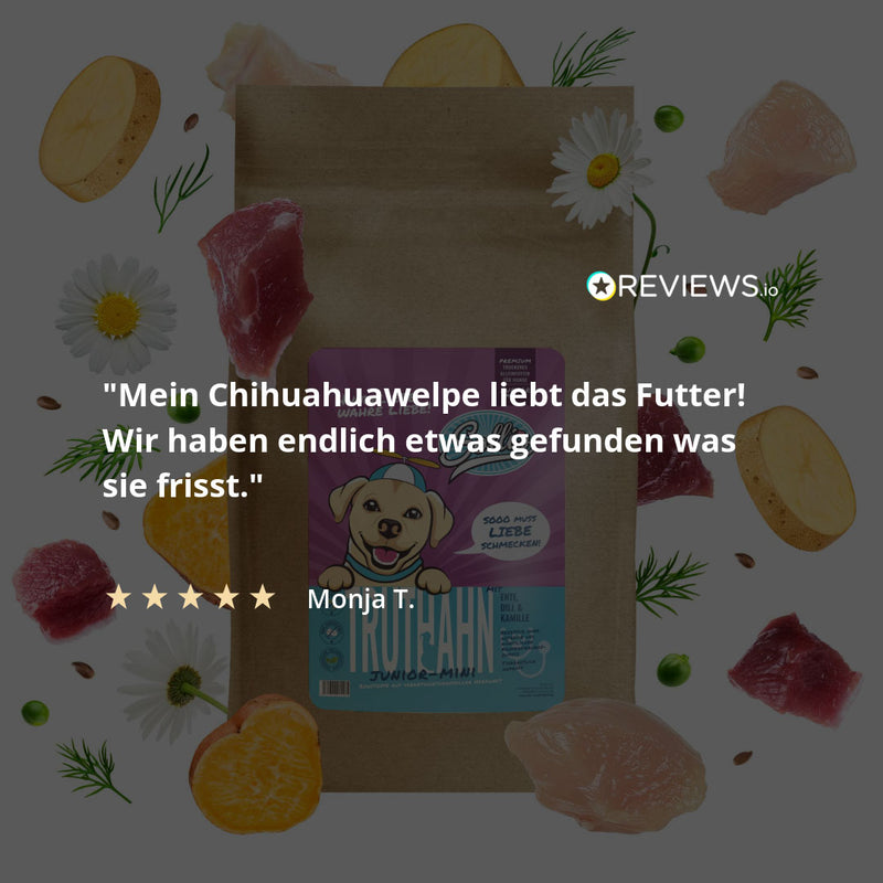 Trockenfutter Truthahn-Minis | Welpenfutter - kleine Rassen