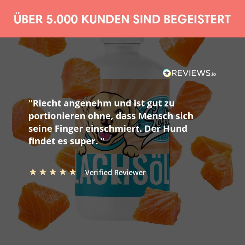 Lachsöl - Für gesunde Haut, Fell & Gelenke - Solli&
