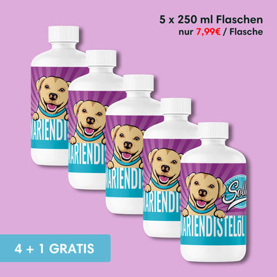 Mariendistelöl - Für gesunde Leber, Haut & Fell - Solli's Hundebedarf