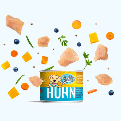 Nassfutter Huhn | Adult - Solli's Hundebedarf