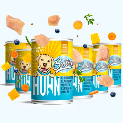 Nassfutter Huhn | Adult - Solli's Hundebedarf