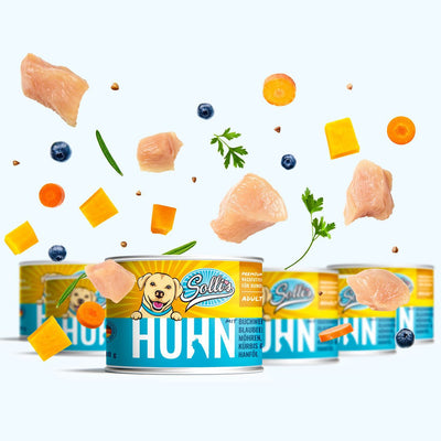 Nassfutter Huhn | Adult - Solli's Hundebedarf