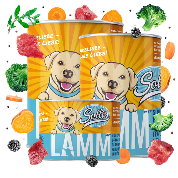Muestra de comida húmeda para perros Cordero | Adultos 200 g