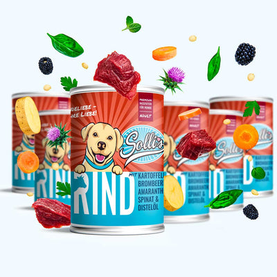 Nassfutter Rind | Adult - Solli's Hundebedarf