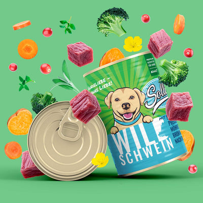 Nassfutter Wildschwein | Adult - Solli's Hundebedarf