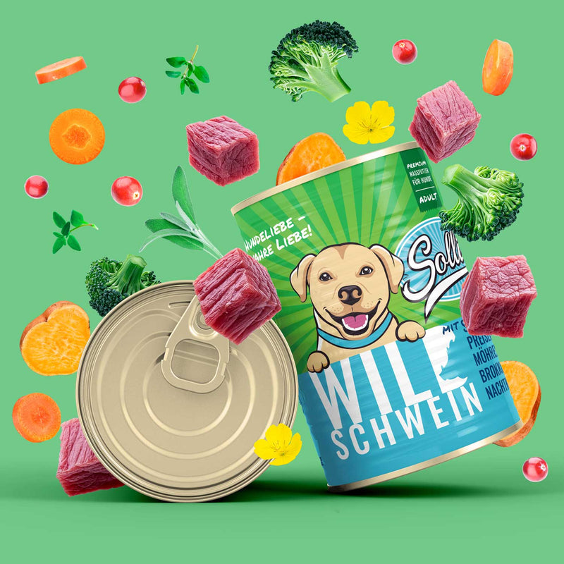Nassfutter Wildschwein | Adult - Solli&