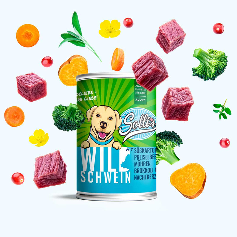 Nassfutter Wildschwein | Adult - Solli&