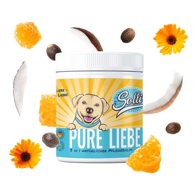 Pure Liebe - Natürlicher Schutzbalm für Pfoten, Nase & Haut - Solli's Hundebedarf