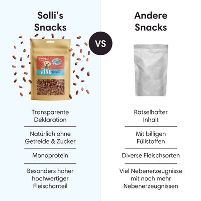 Rauchiges Rind - Soft - Bites - Solli's Hundebedarf