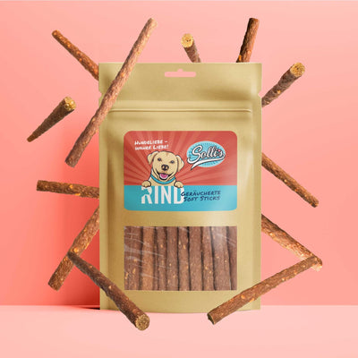 Rauchiges Rind - Soft Sticks - Solli's Hundebedarf