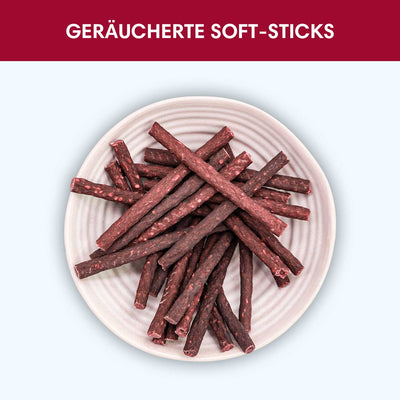 Rauchiges Rind - Soft Sticks - Solli's Hundebedarf