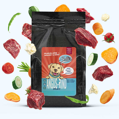 Trockenfutter Angus - Rind - Minis | kleine Rassen - Solli's Hundebedarf