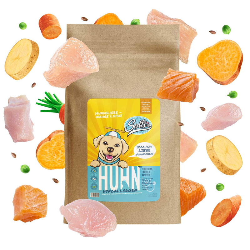 Trockenfutter Huhn | Welpenfutter - Regular - Solli&