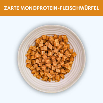 Zarter Liebesbeweis - Huhn Fleischwürfel - Solli's Hundebedarf