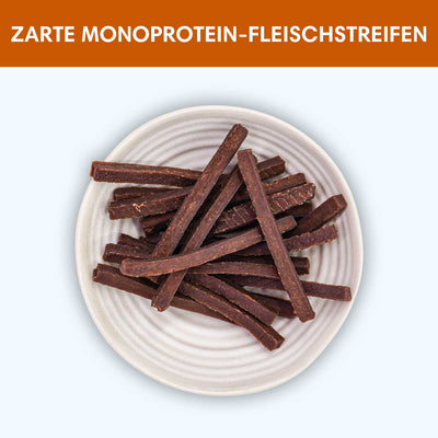 Zarter Liebesbeweis - Lamm Fleischstreifen - Solli's Hundebedarf