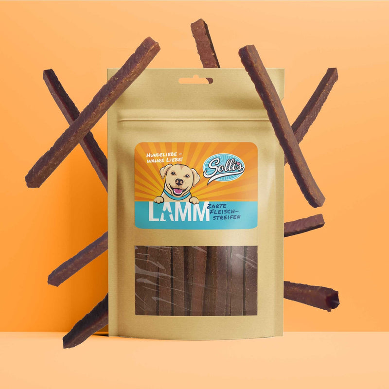 Zarter Liebesbeweis - Lamm Fleischstreifen - Solli&