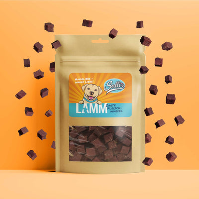 Zarter Liebesbeweis - Lamm Fleischwürfel - Solli's Hundebedarf