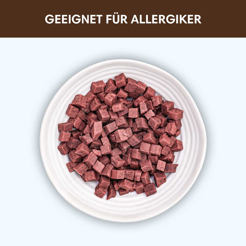 Zarter Liebesbeweis - Pferd Fleischwürfel - Solli&